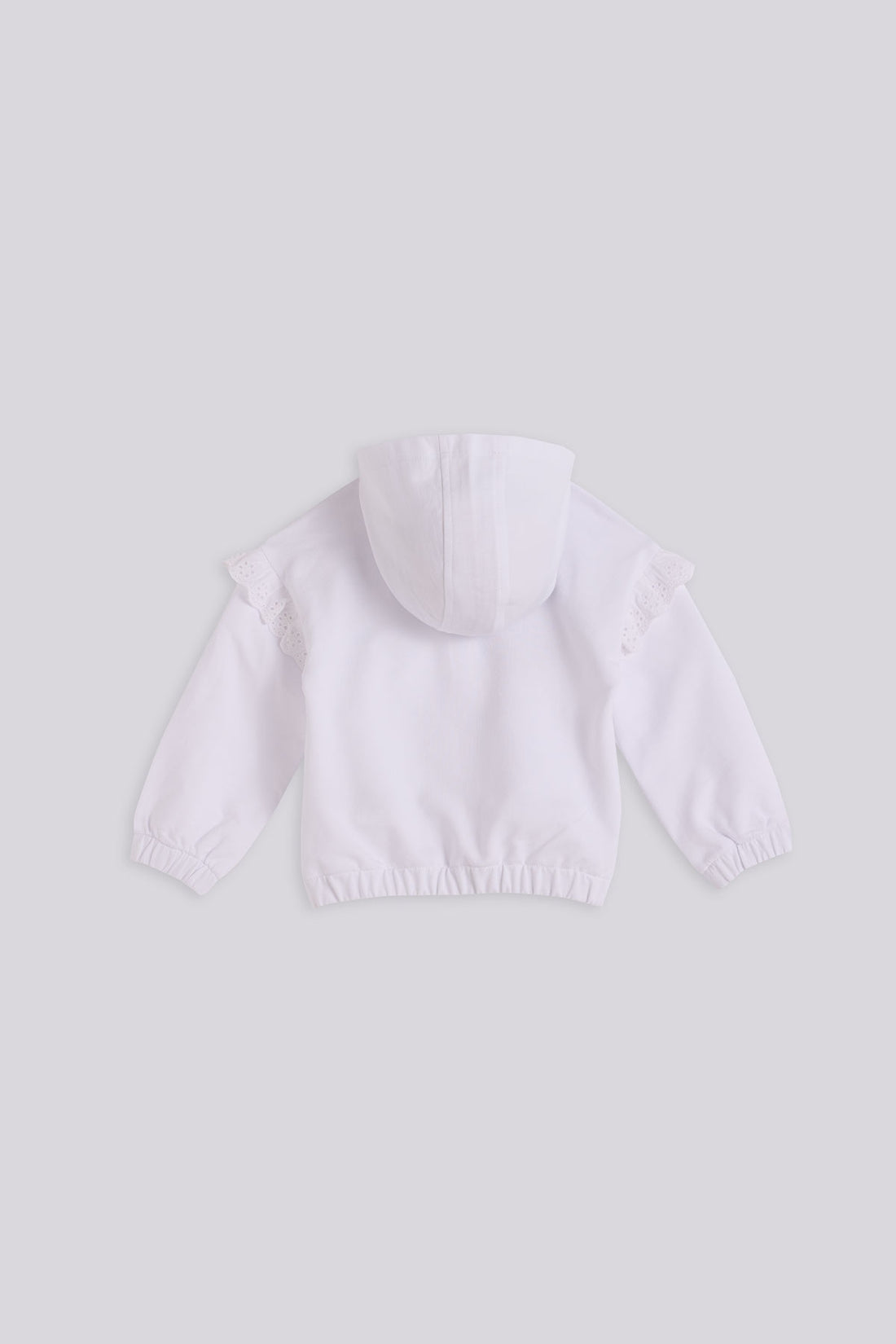 Baby Girl White Tracksuit Set