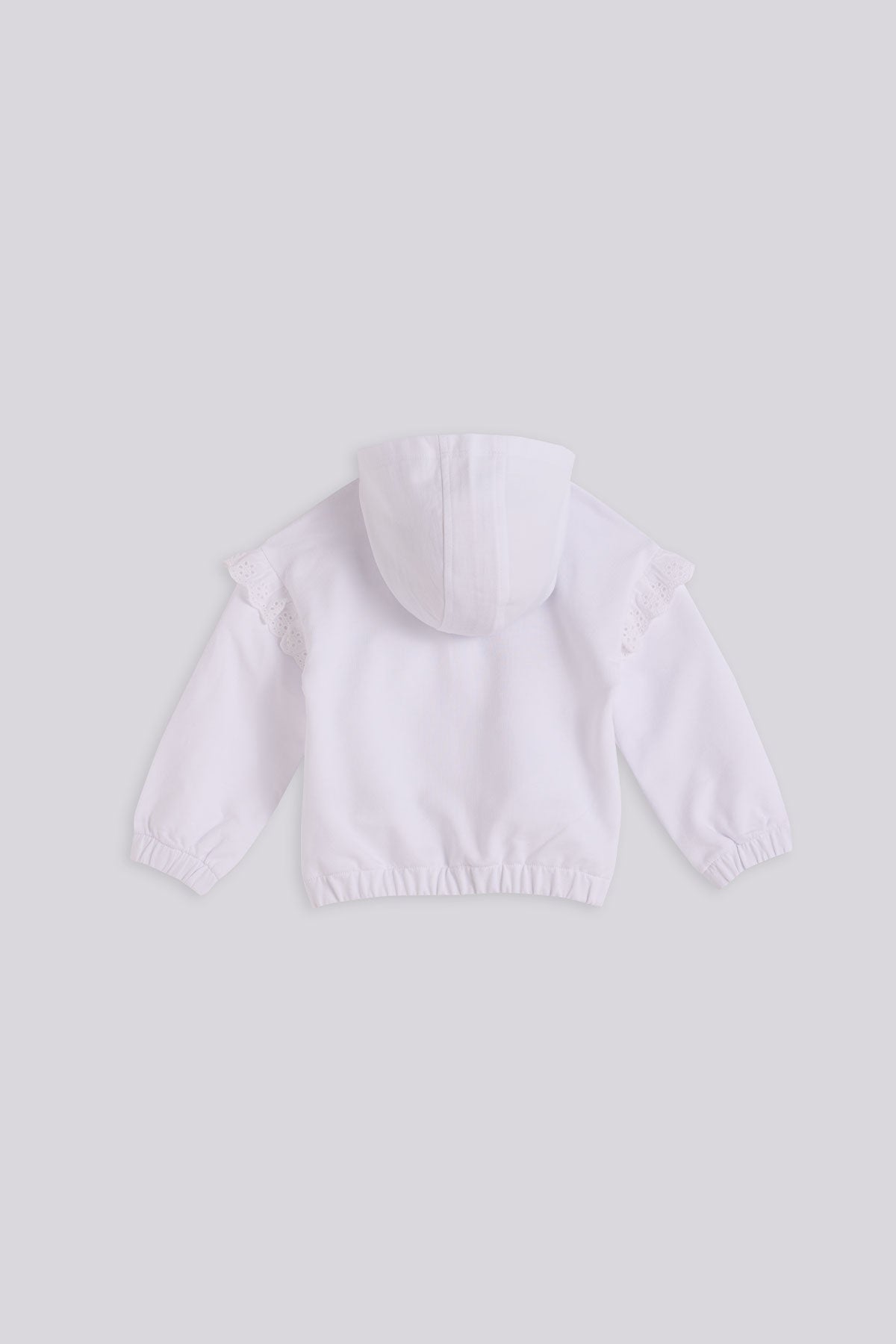 Baby Girl White Tracksuit Set