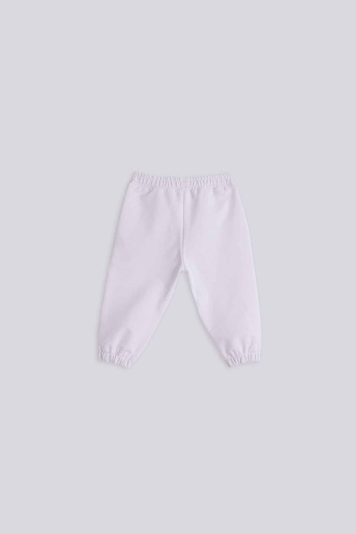 Baby Girl White Tracksuit Set