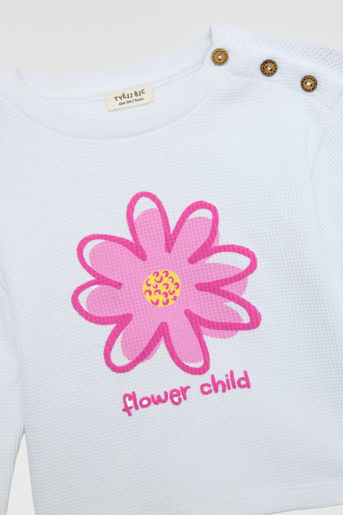 Baby Girl White Tracksuit Set