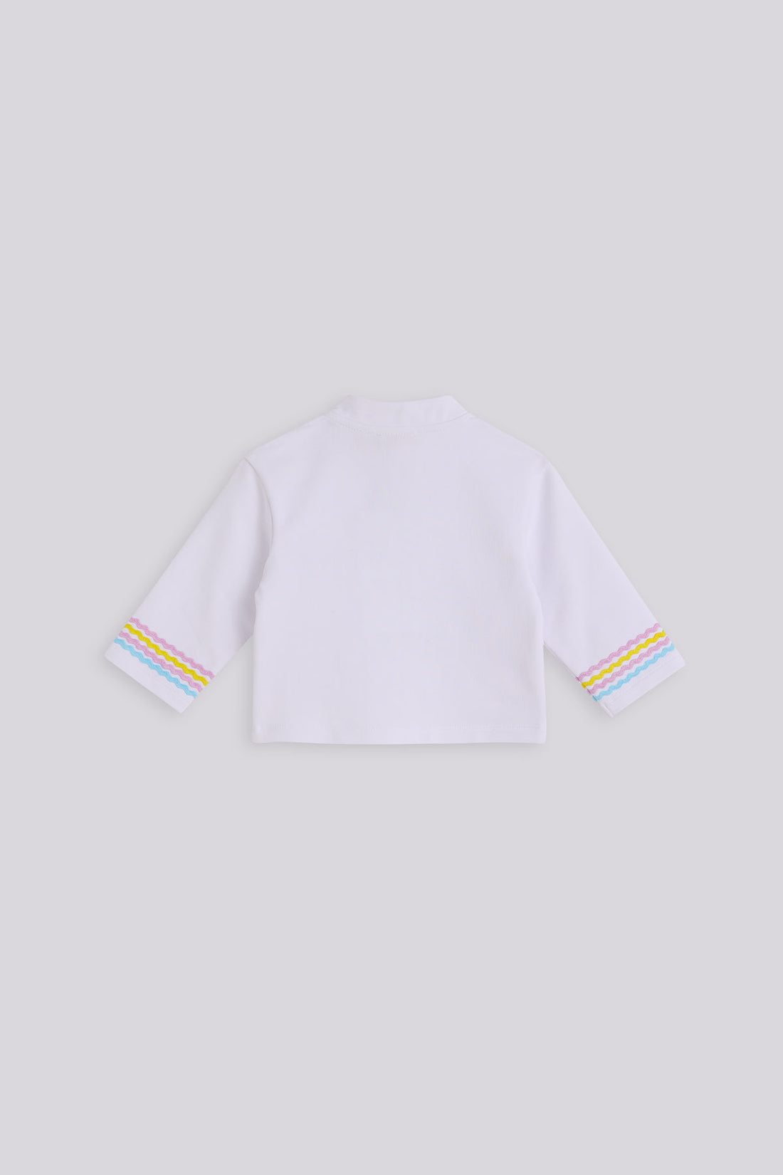 Baby Girl White Tracksuit Top