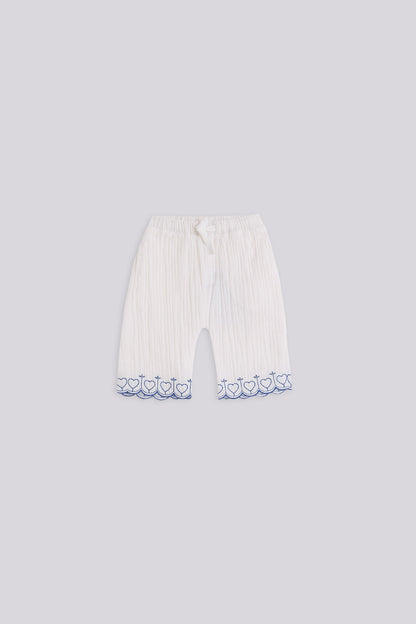 Baby Girl White Trousers
