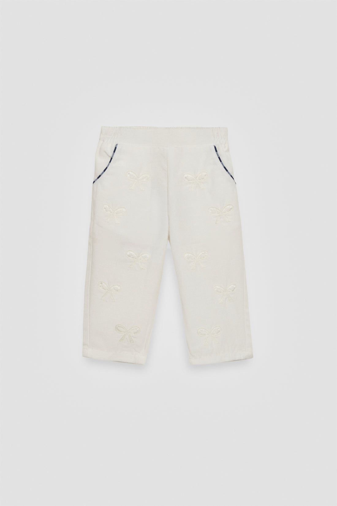 Baby Girl White Trousers
