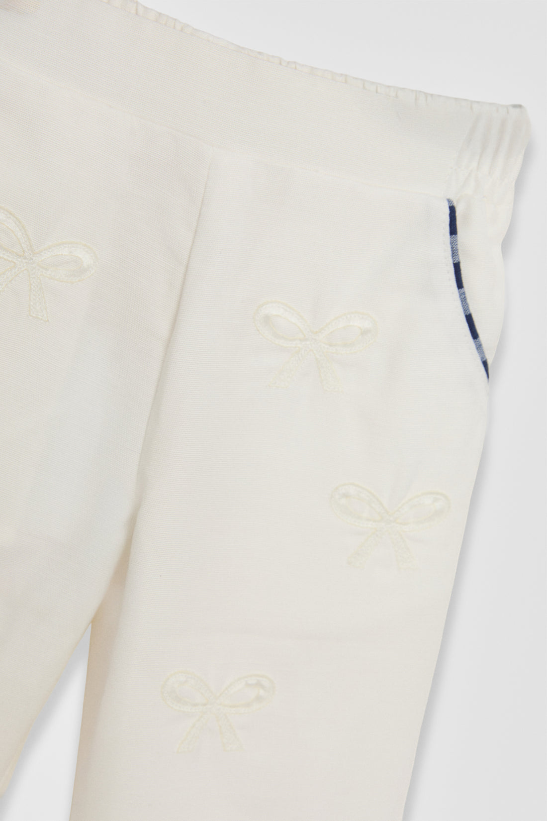 Baby Girl White Trousers