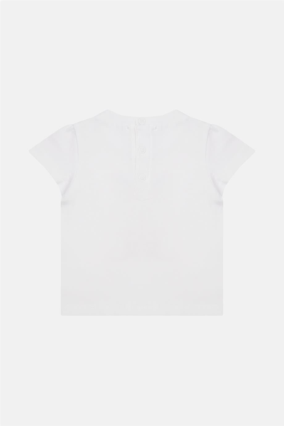 Baby Girl White Tshirt - BgStore