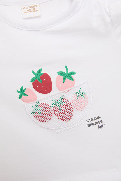 Baby Girl White Tshirt