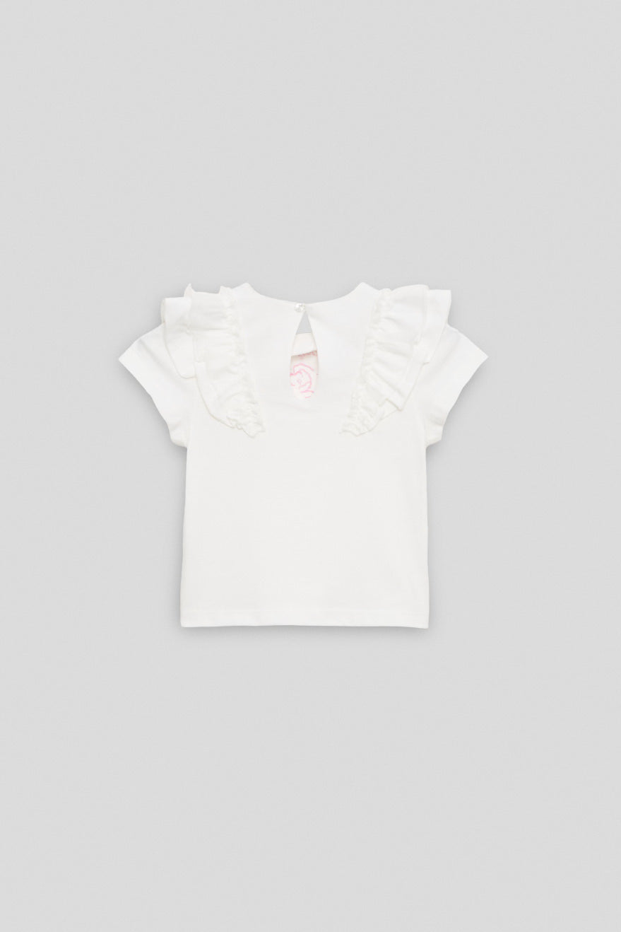 Baby Girl White Tshirt