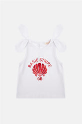 Baby Girl White Undershirt - BgStore