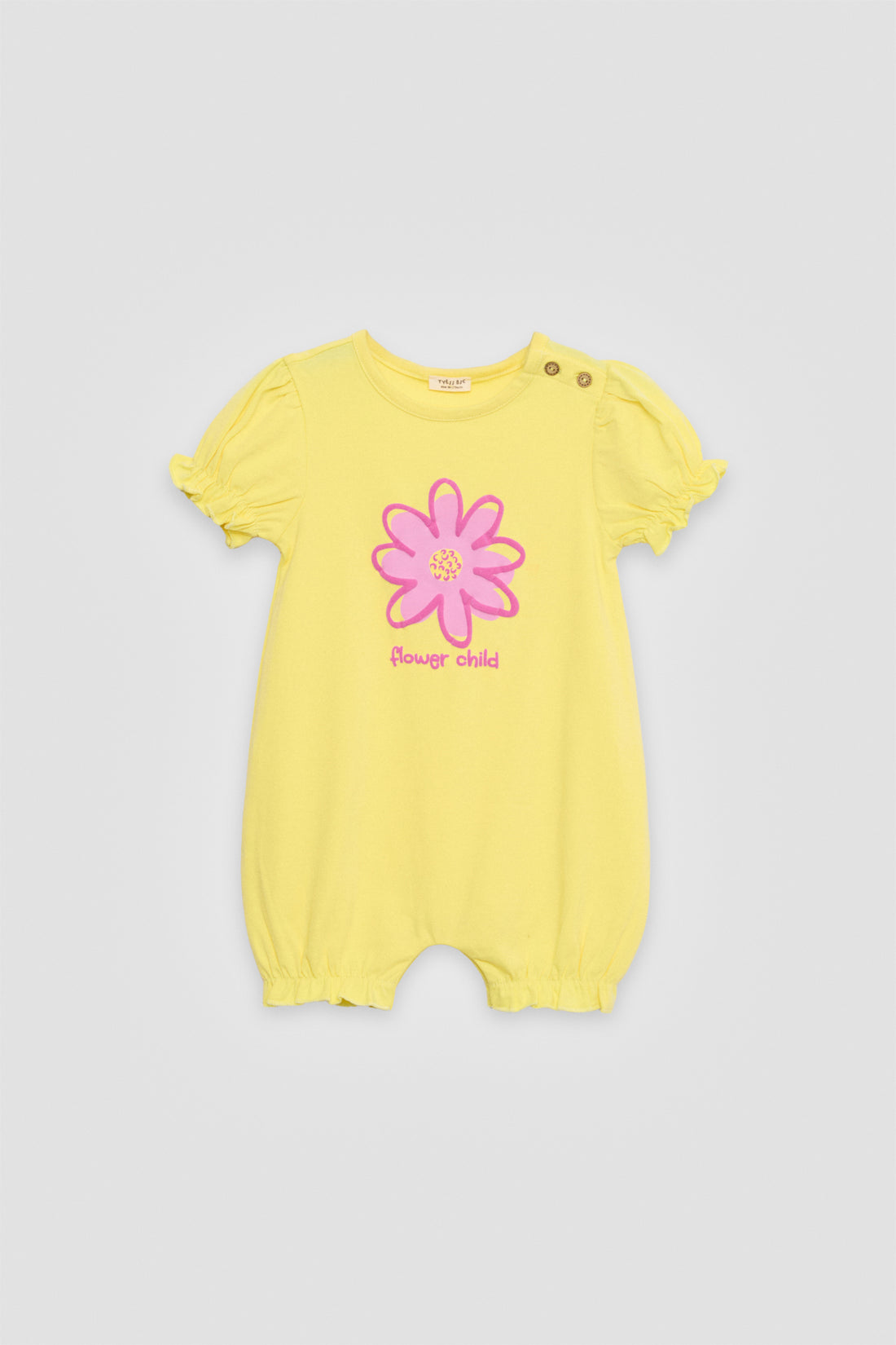 Baby Girl Yellow Overall