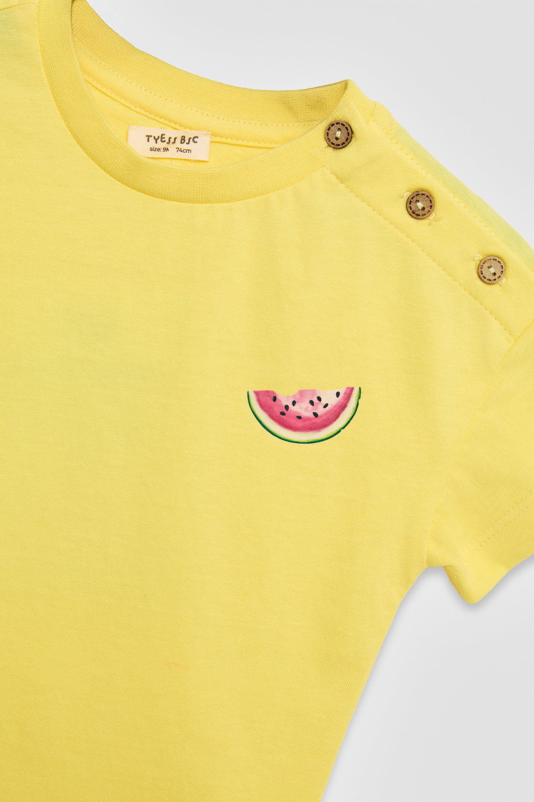 Baby Girl Yellow Shorts Suit