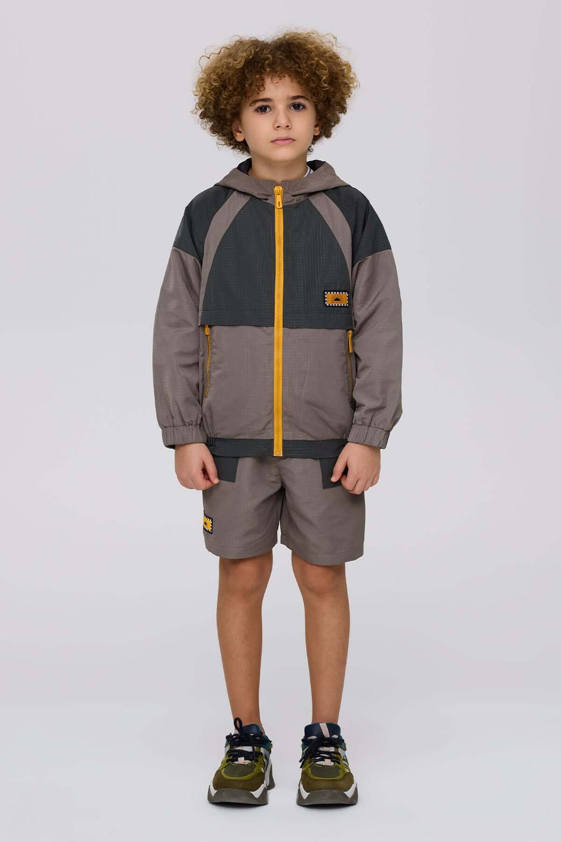 Boy Anthracite Raincoat