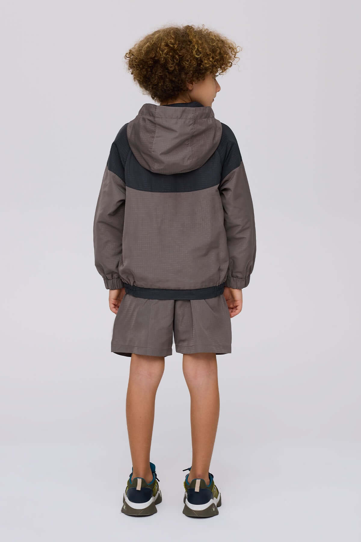 Boy Anthracite Raincoat