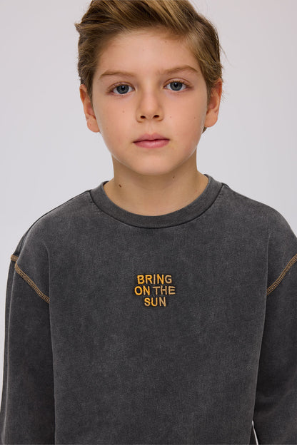Boy Anthracite Sweatshirt