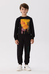 Boy Anthracite Tracksuit Bottom - BgStore