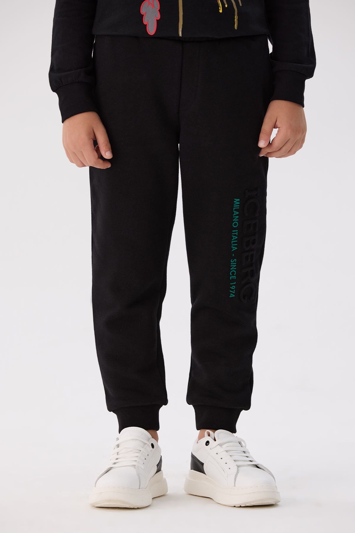 Boy Anthracite Tracksuit Bottom - BgStore