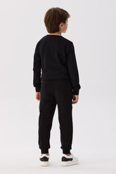 Boy Anthracite Tracksuit Bottom - BgStore