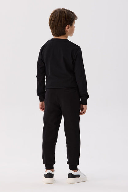 Boy Anthracite Tracksuit Bottom - BgStore