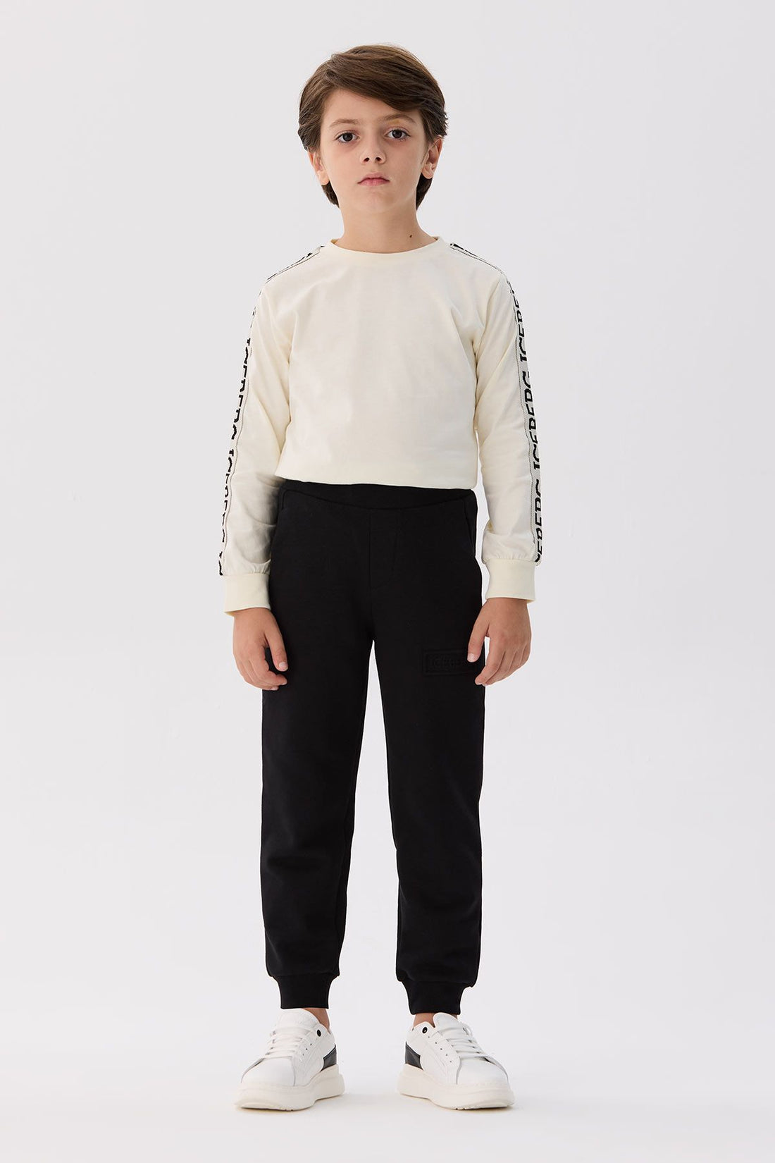 Boy Anthracite Tracksuit Bottom - BgStore
