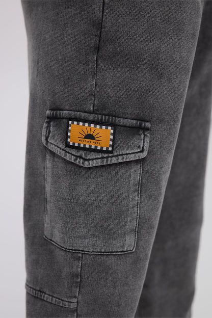 Boy Anthracite Tracksuit Bottom