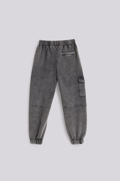 Boy Anthracite Tracksuit Bottom
