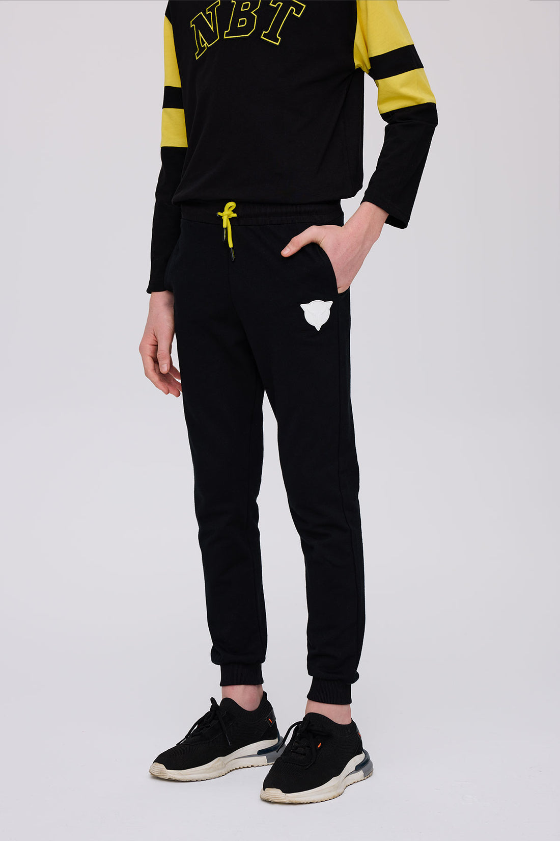 Boy Anthracite Tracksuit Bottom