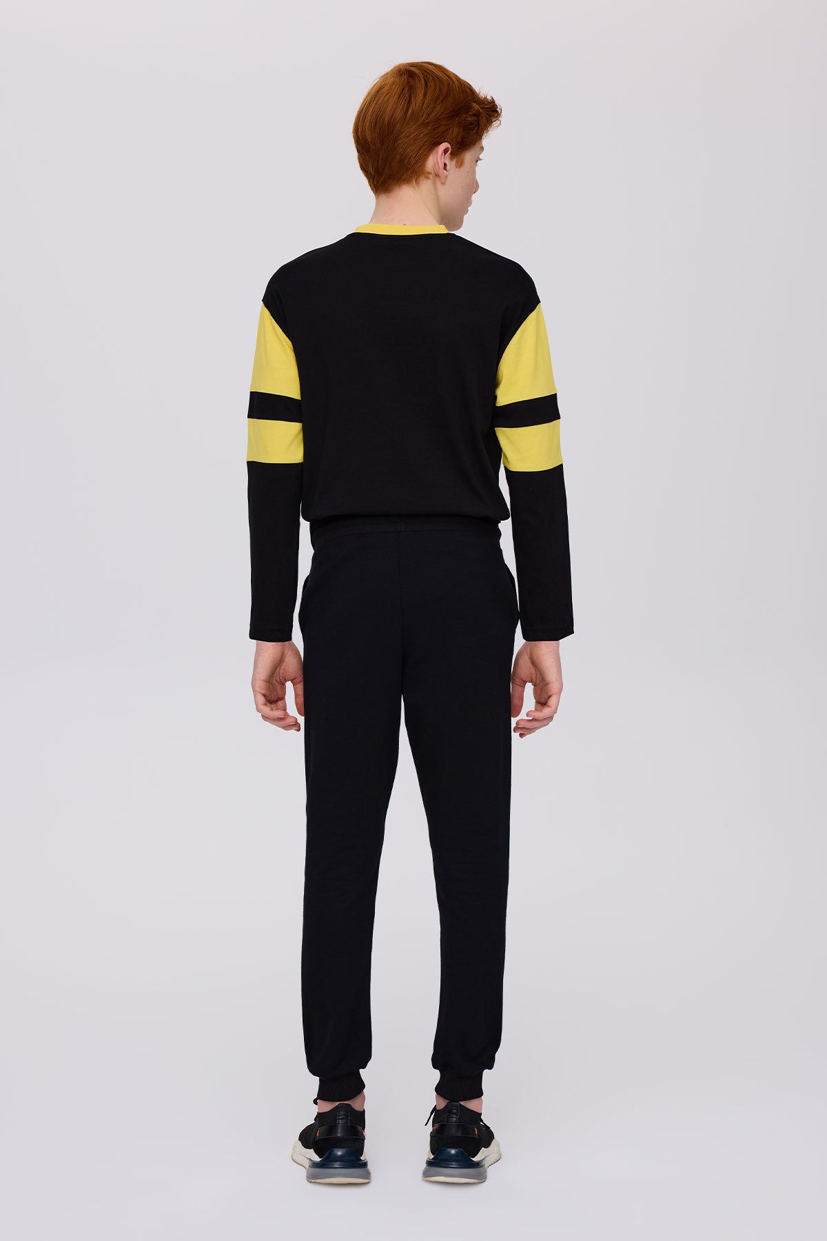 Boy Anthracite Tracksuit Bottom