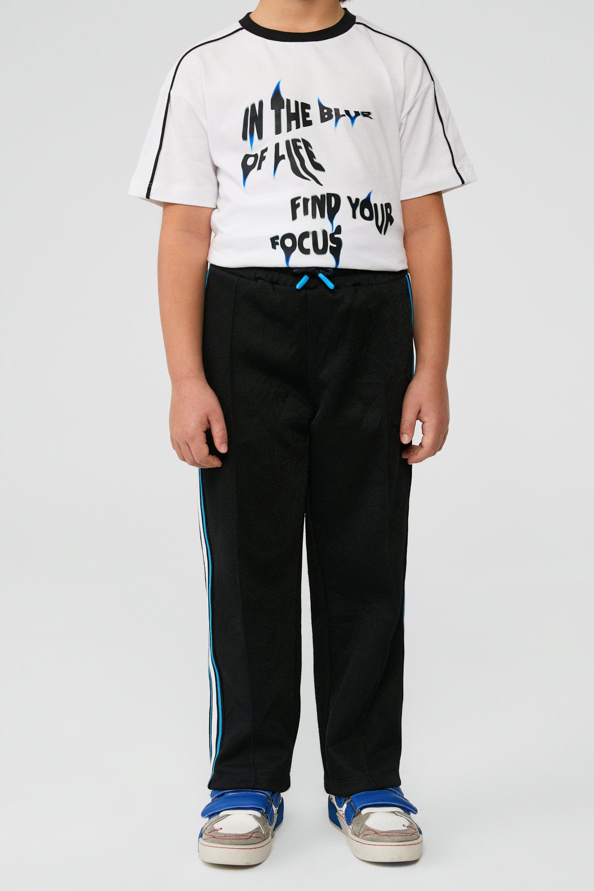Boy Anthracite Tracksuit Bottom