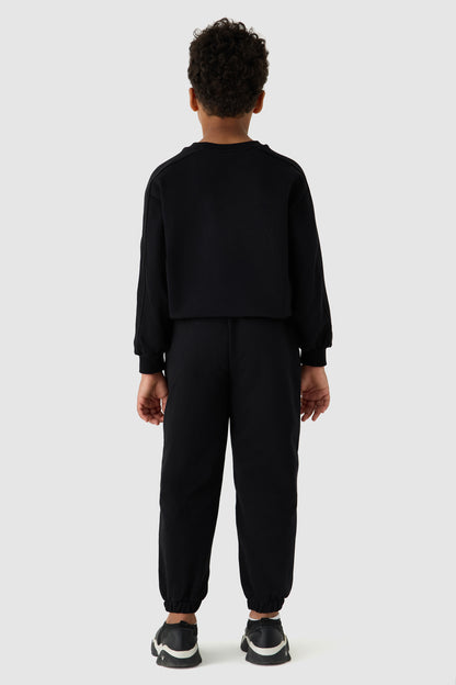 Boy Anthracite Tracksuit Bottom
