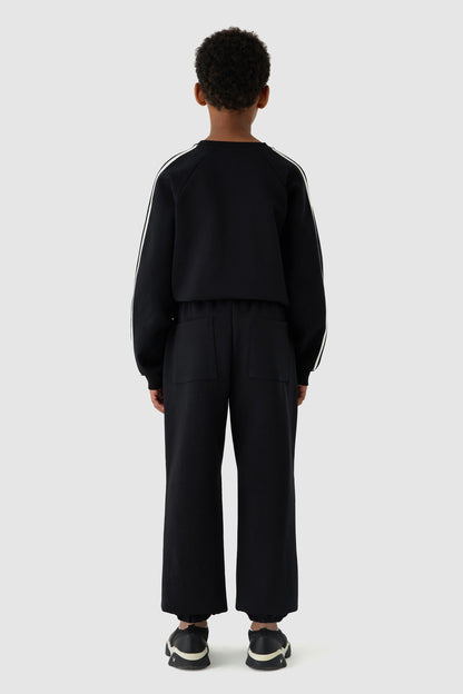 Boy Anthracite Tracksuit Bottom