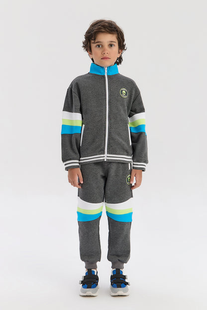 Boy Anthracite Tracksuit Top