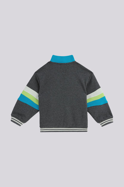 Boy Anthracite Tracksuit Top