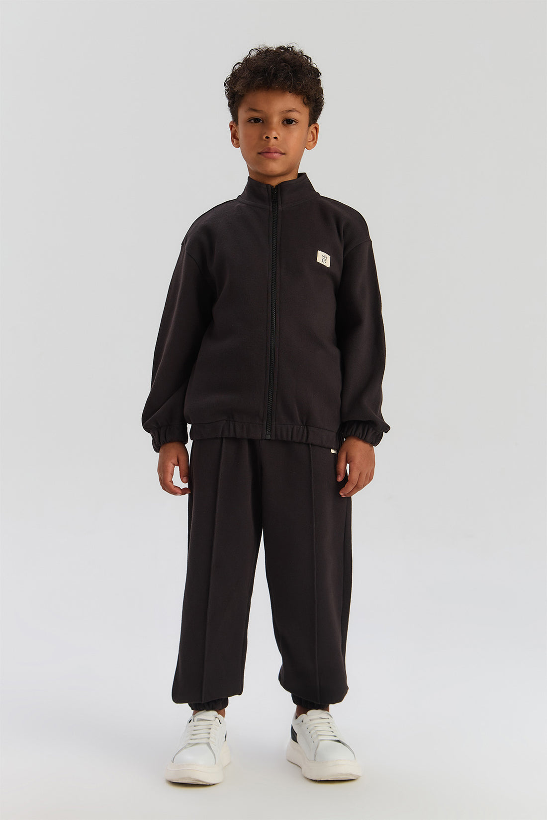 Boy Anthracite Tracksuit Top