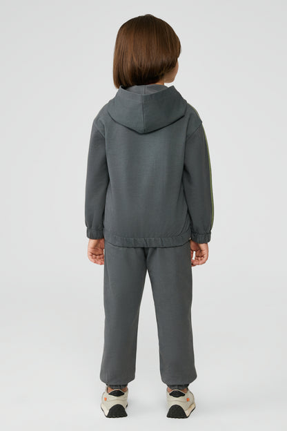 Boy Anthracite Tracksuit Top