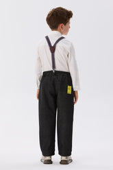 Boy Anthracite Trousers - BgStore