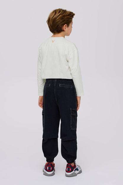 Boy Anthracite Trousers