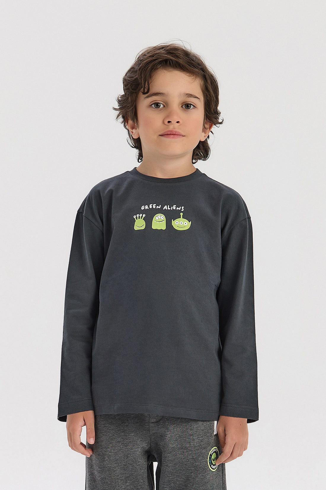 Boy Anthracite Tshirt