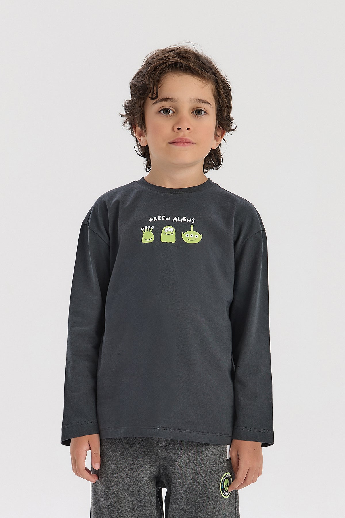 Boy Anthracite Tshirt