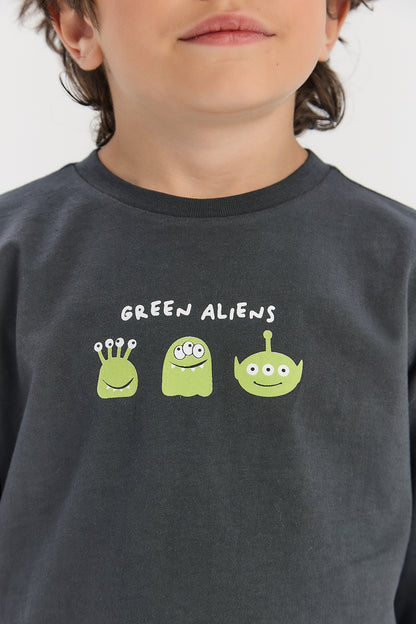 Boy Anthracite Tshirt