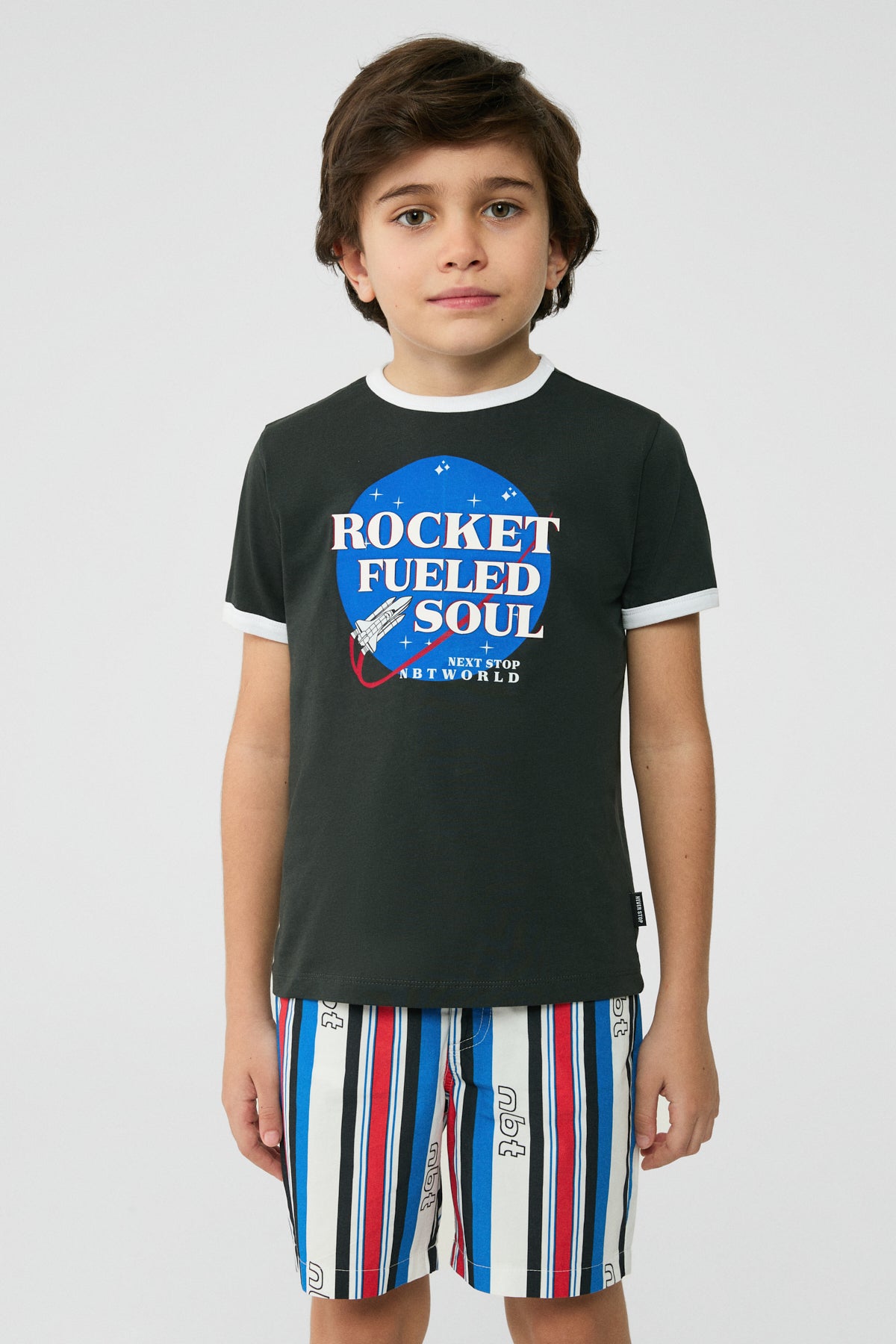 Boy Anthracite Tshirt