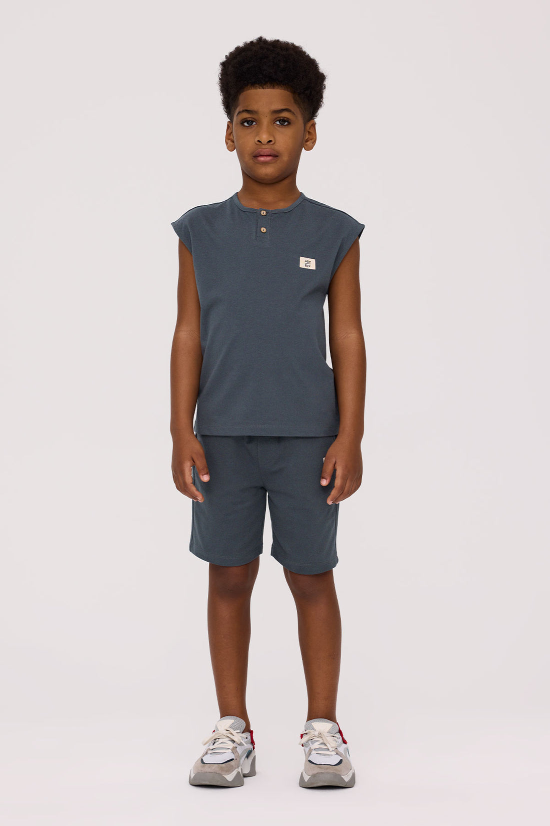 Boy Anthracite Undershirt