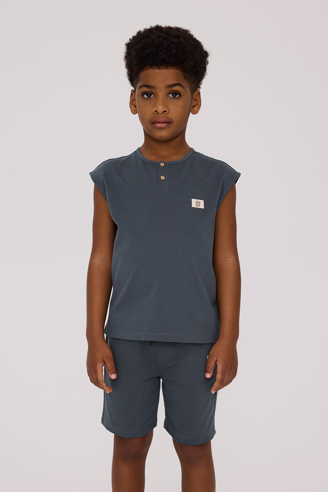 Boy Anthracite Undershirt