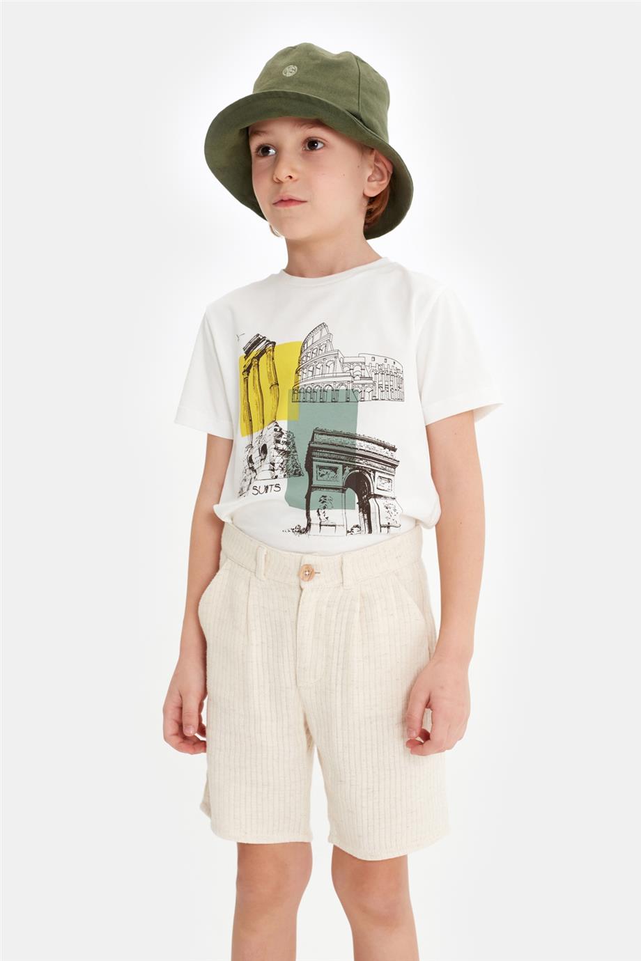 Boy Beige Shorts - BgStore