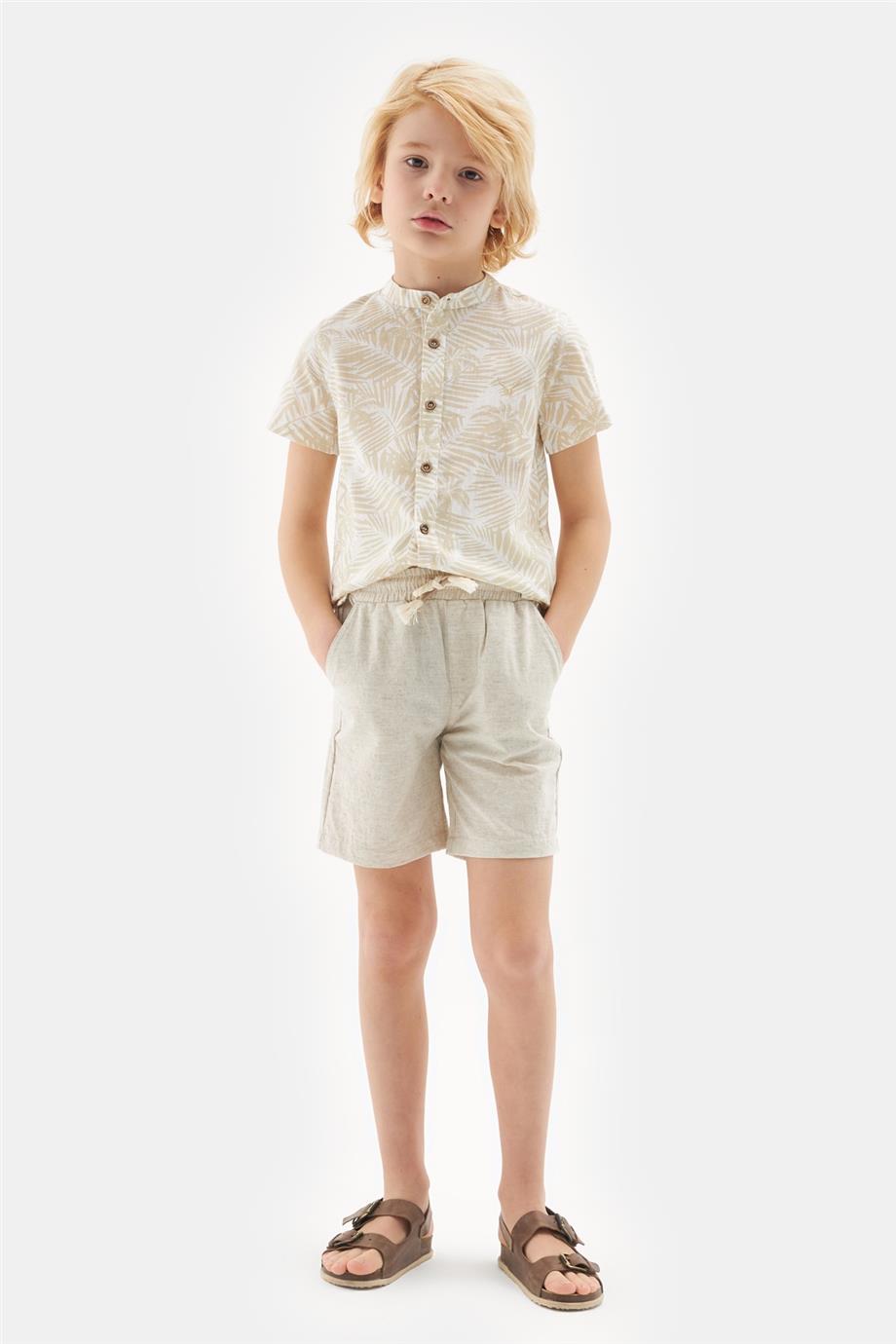 Boy Beige Shorts - BgStore