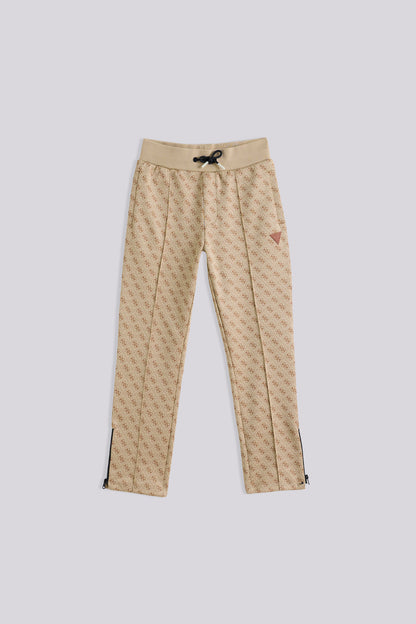 Boy Beige Tracksuit Bottom