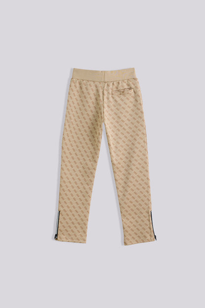 Boy Beige Tracksuit Bottom