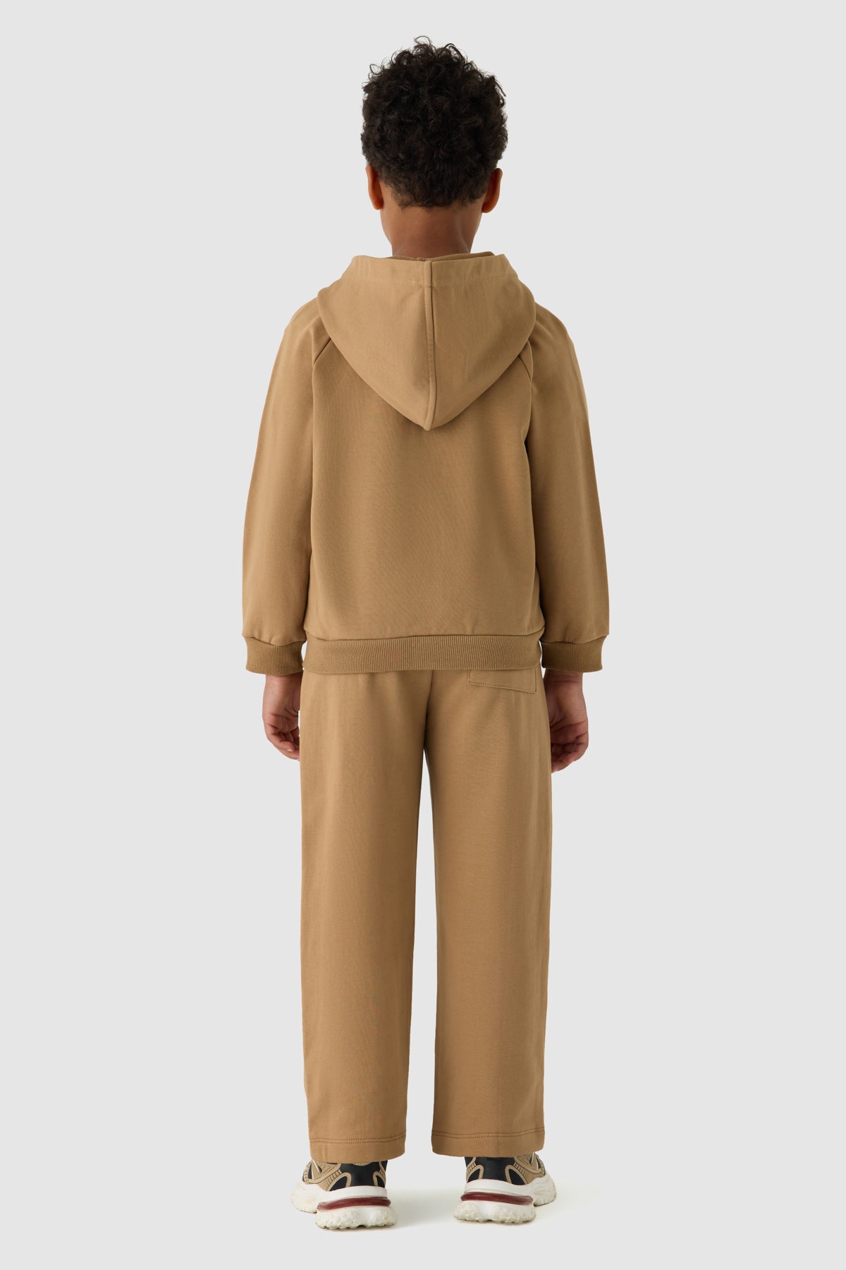 Boy Beige Tracksuit Set