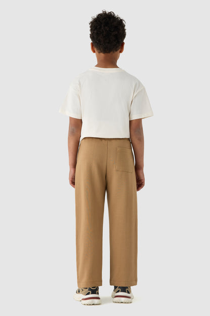Boy Beige Tracksuit Set