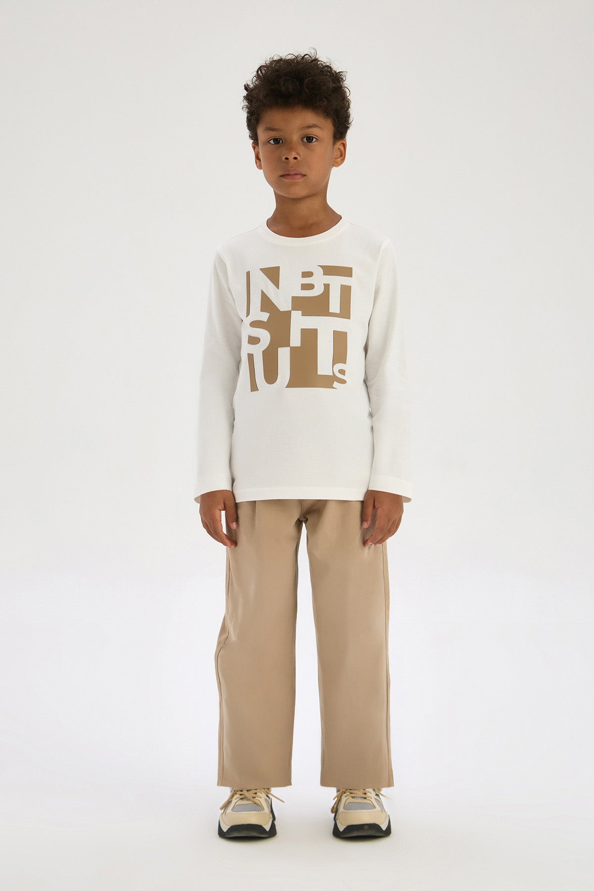 Boy Beige Trousers
