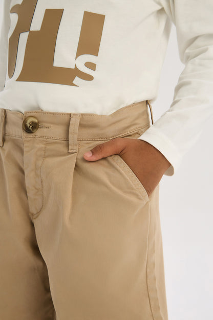 Boy Beige Trousers