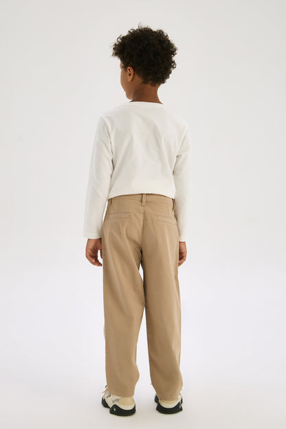 Boy Beige Trousers